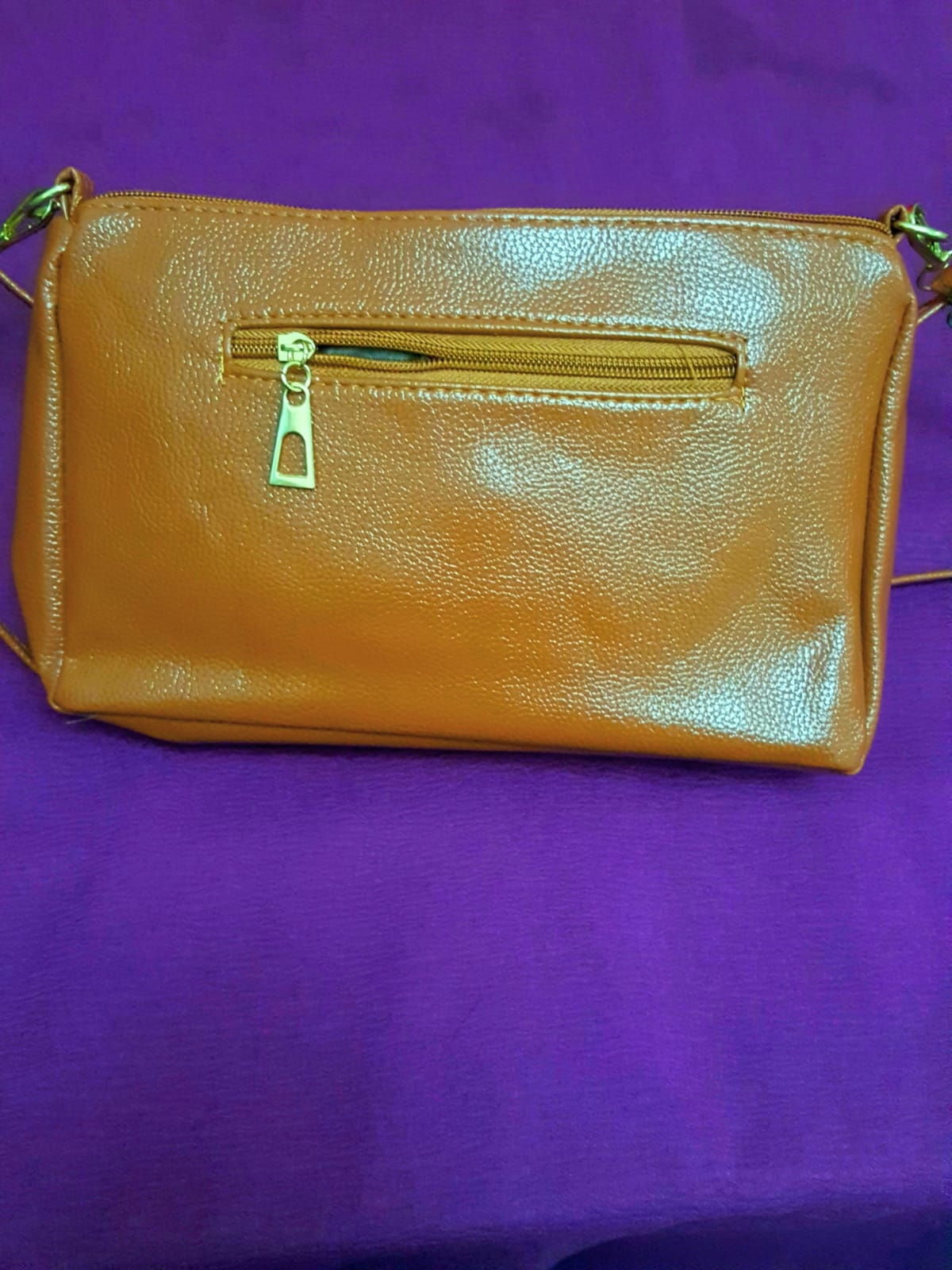 Women's Trendy sling/ shoulder  bag strap bag/ 4 zippers / casual wear  bag